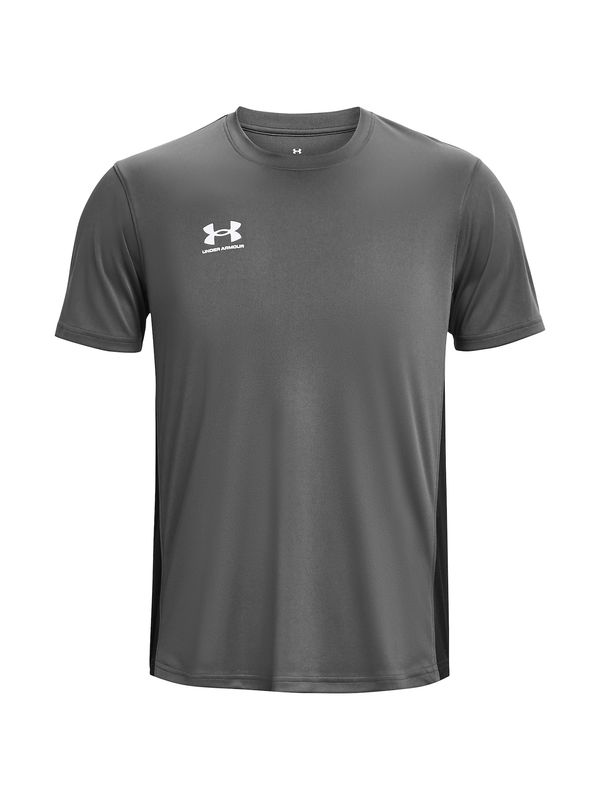 UNDER ARMOUR UNDER ARMOUR Funkcionalna majica 'Challenger'  siva / bela