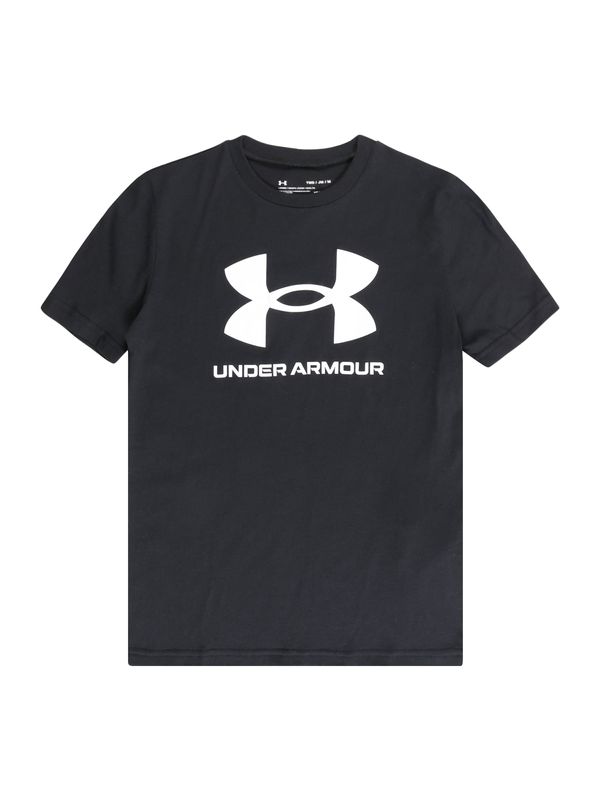 UNDER ARMOUR UNDER ARMOUR Funkcionalna majica  črna / bela