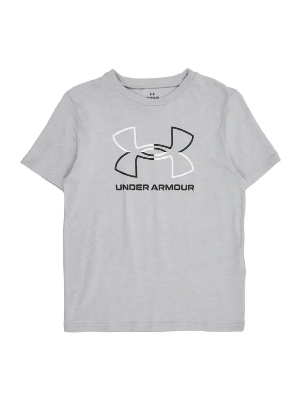UNDER ARMOUR UNDER ARMOUR Funkcionalna majica 'FOUNDATION'  pegasto siva / črna / bela