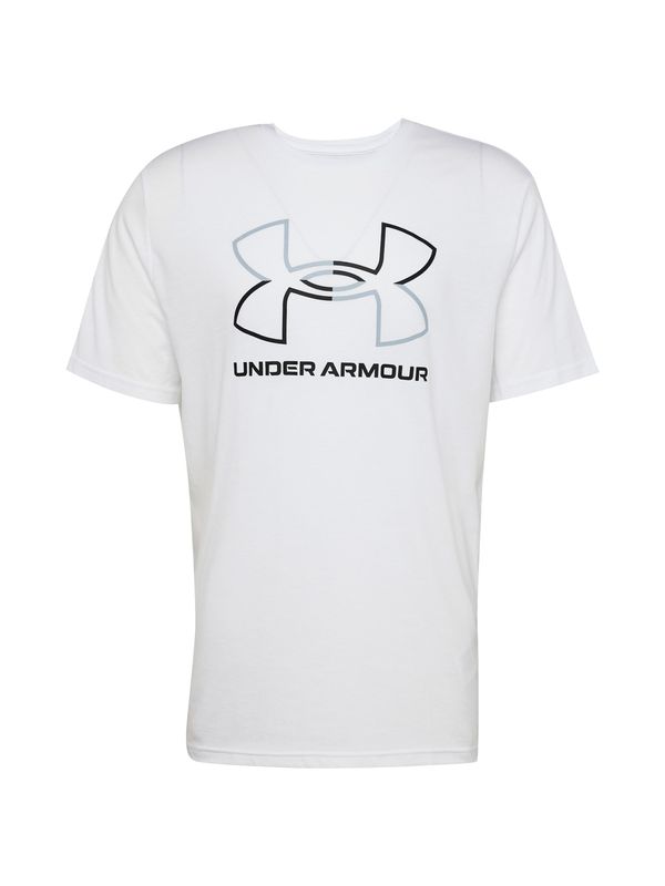 UNDER ARMOUR UNDER ARMOUR Funkcionalna majica 'Foundation'  siva / črna / bela