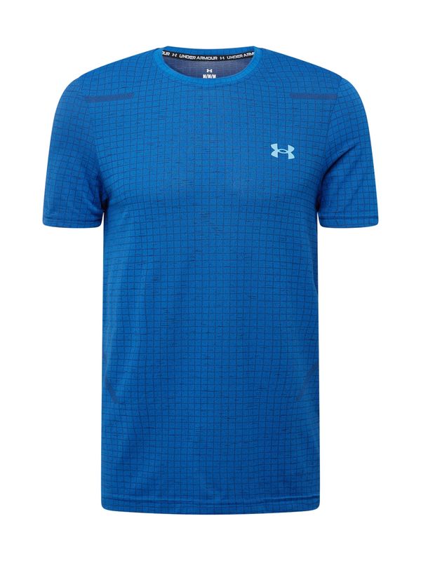 UNDER ARMOUR UNDER ARMOUR Funkcionalna majica 'Grid'  modra / mornarska / svetlo modra