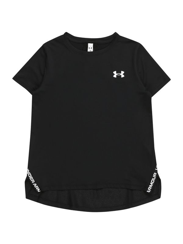 UNDER ARMOUR UNDER ARMOUR Funkcionalna majica 'Knockout'  črna / bela