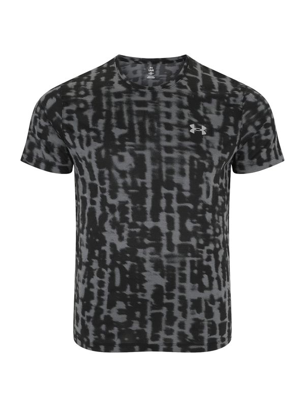 UNDER ARMOUR UNDER ARMOUR Funkcionalna majica 'LAUNCH'  antracit / srebrno-siva / črna