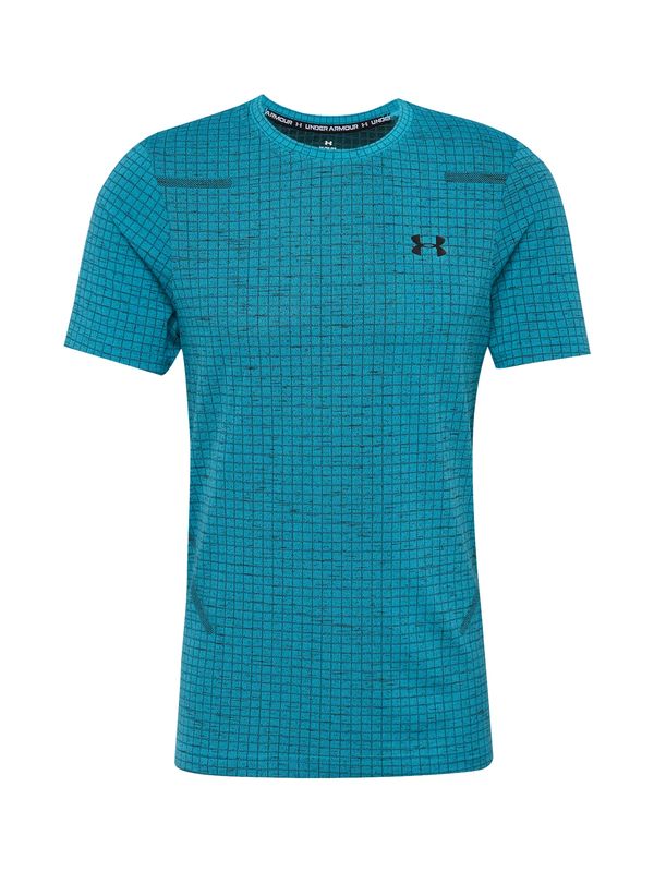 UNDER ARMOUR UNDER ARMOUR Funkcionalna majica  modra / črna