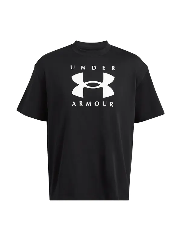 UNDER ARMOUR UNDER ARMOUR Funkcionalna majica 'OS Branded'  črna / bela