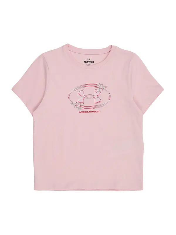 UNDER ARMOUR UNDER ARMOUR Funkcionalna majica  roza / roza / srebrna