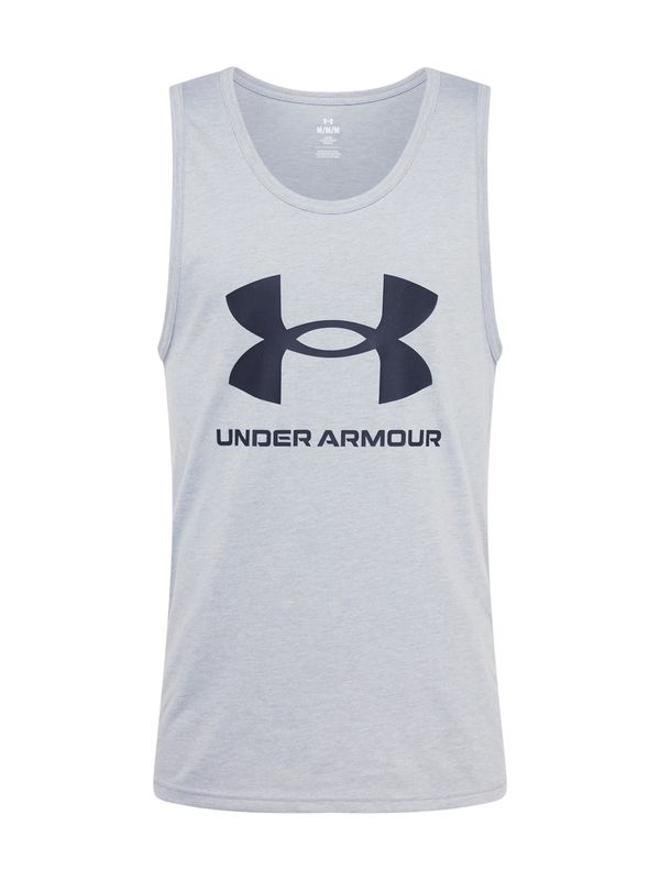 UNDER ARMOUR UNDER ARMOUR Funkcionalna majica  siva / črna