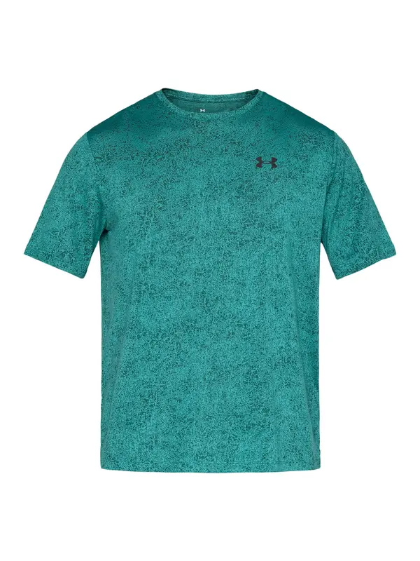 UNDER ARMOUR UNDER ARMOUR Funkcionalna majica  smaragd / črna