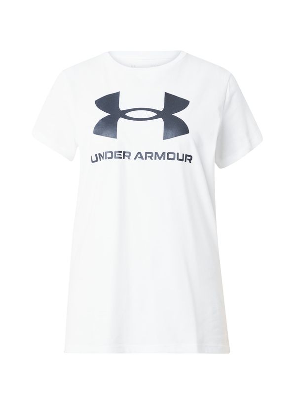 UNDER ARMOUR UNDER ARMOUR Funkcionalna majica 'SPORTSTYLE'  črna / bela