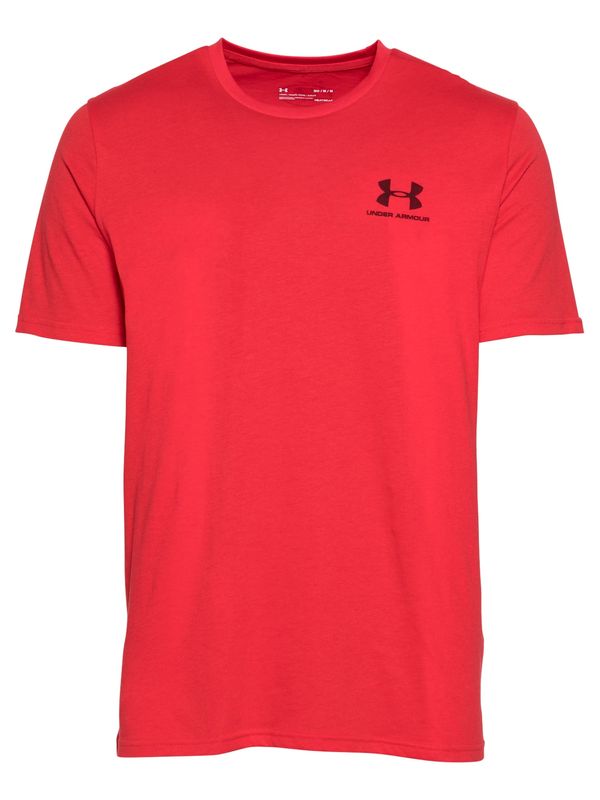 UNDER ARMOUR UNDER ARMOUR Funkcionalna majica 'Sportstyle'  rdeča / črna