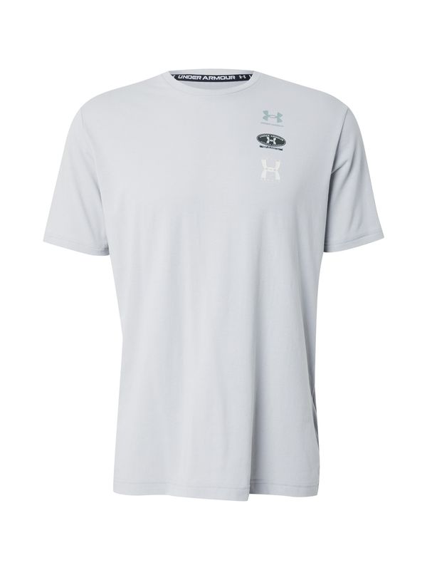 UNDER ARMOUR UNDER ARMOUR Funkcionalna majica  svetlo siva / jelka / svetlo zelena / bela