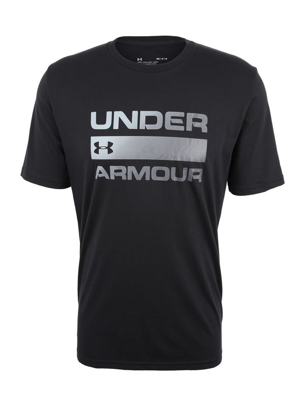 UNDER ARMOUR UNDER ARMOUR Funkcionalna majica 'Team Issue'  črna / srebrna