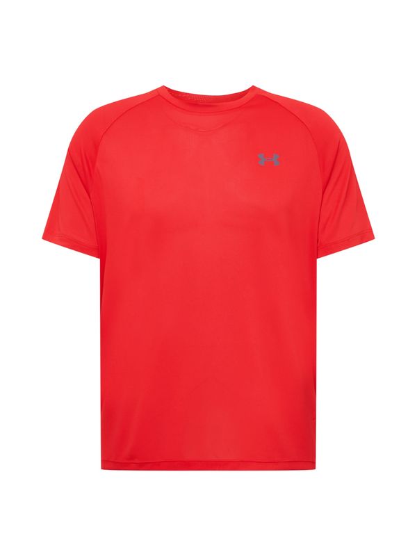 UNDER ARMOUR UNDER ARMOUR Funkcionalna majica 'Tech 2.0'  antracit / ognjeno rdeča