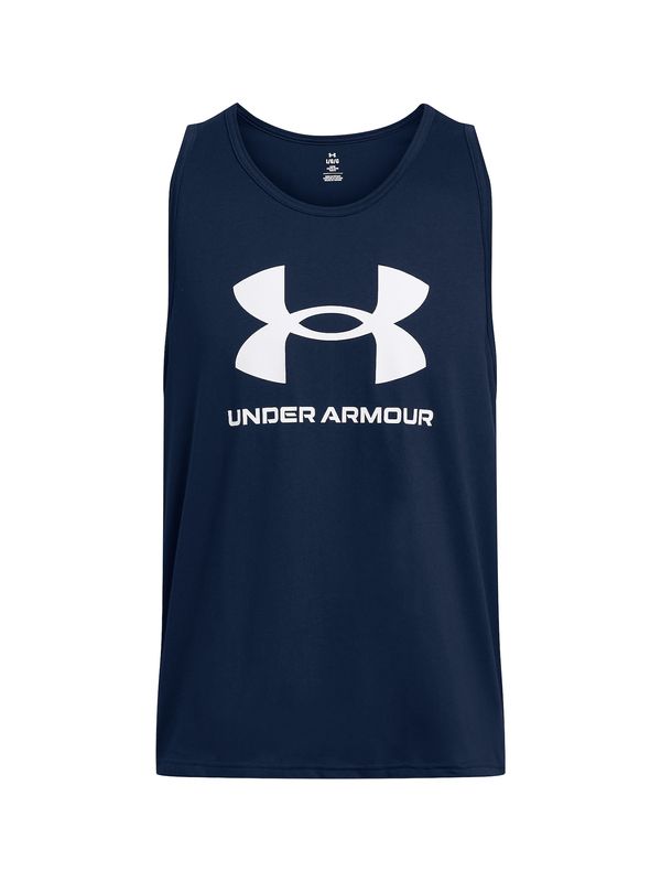 UNDER ARMOUR UNDER ARMOUR Funkcionalna majica  temno modra / bela