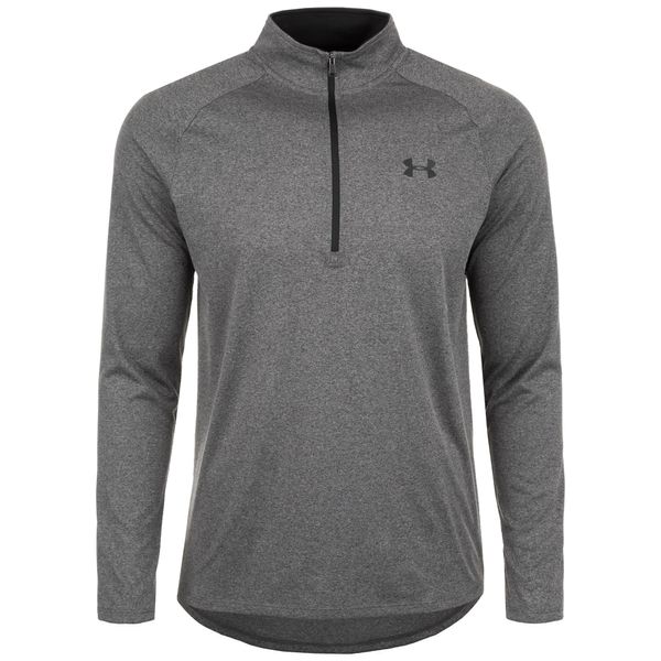 UNDER ARMOUR UNDER ARMOUR Funkcionalna majica  temno siva / črna