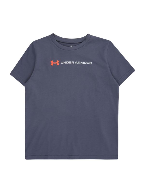 UNDER ARMOUR UNDER ARMOUR Funkcionalna majica  temno siva / oranžna / bela