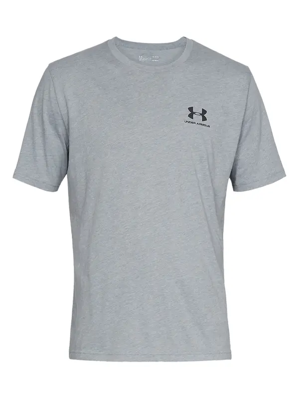 UNDER ARMOUR UNDER ARMOUR Majica  pegasto siva / črna