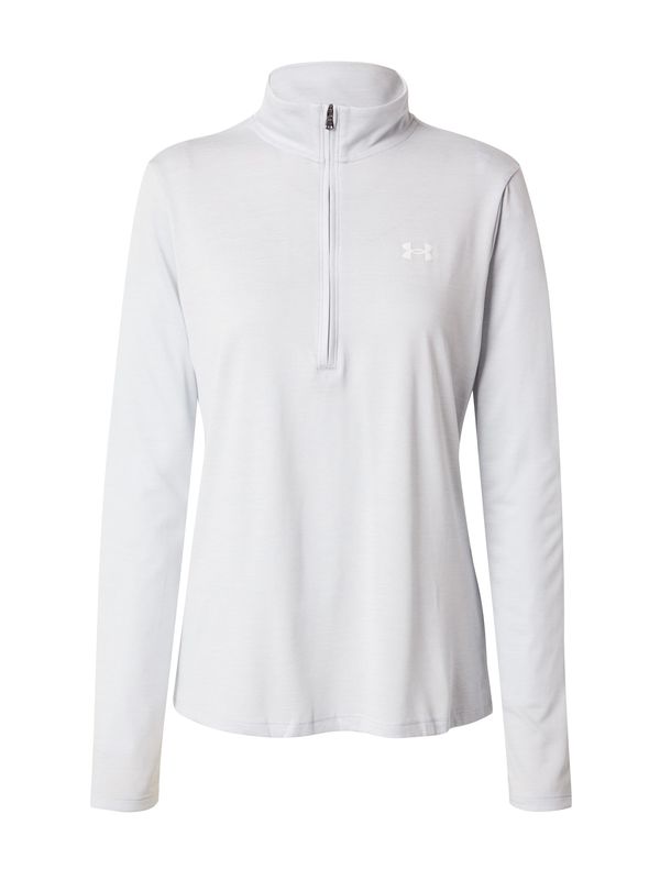 UNDER ARMOUR UNDER ARMOUR Športen pulover 'Tech Twist'  svetlo siva / bela