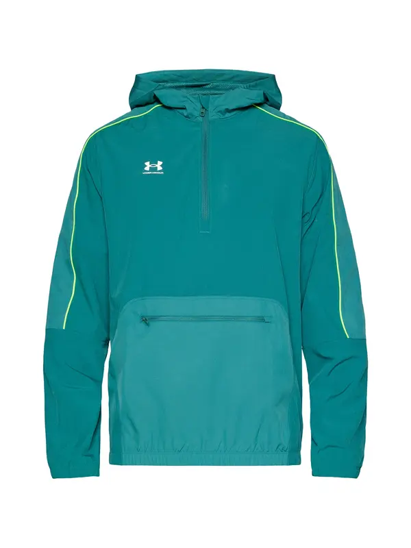 UNDER ARMOUR UNDER ARMOUR Športna jakna 'Challenger'  petrol / travnato zelena / bela