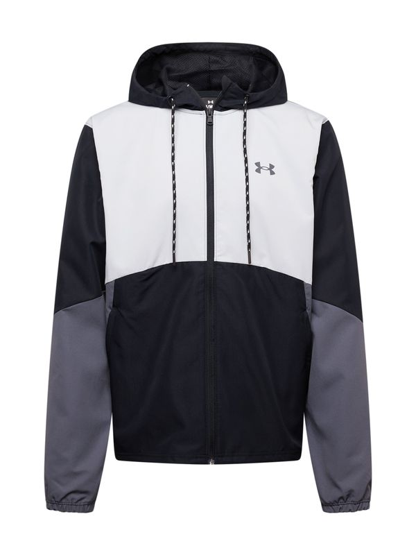 UNDER ARMOUR UNDER ARMOUR Športna jakna 'Legacy'  temno siva / črna / bela
