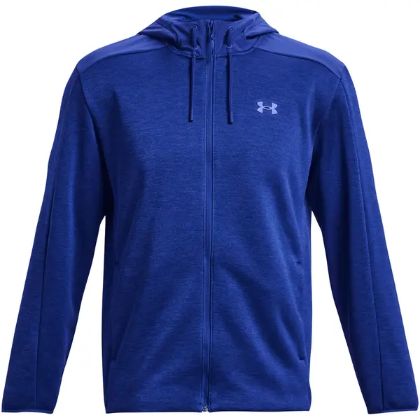 UNDER ARMOUR UNDER ARMOUR Športna jopa na zadrgo 'Essential'  svetlo modra / progasto modra