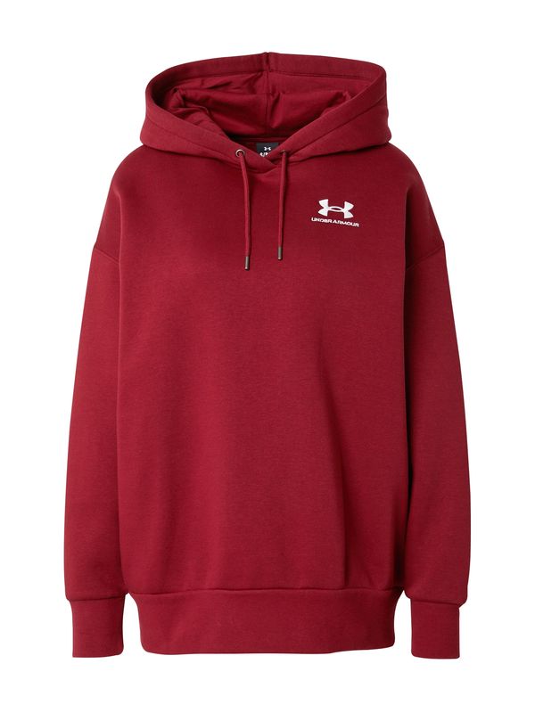 UNDER ARMOUR UNDER ARMOUR Športna majica 'Essential'  rdeča / bela