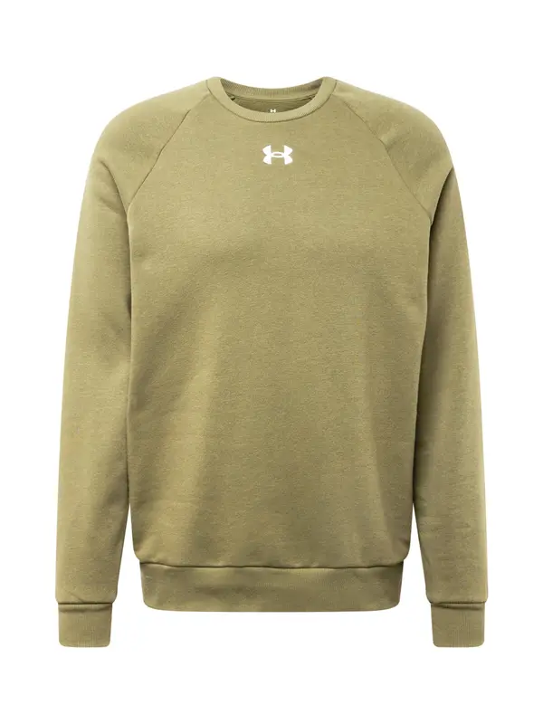 UNDER ARMOUR UNDER ARMOUR Športna majica 'Rival'  oliva / bela