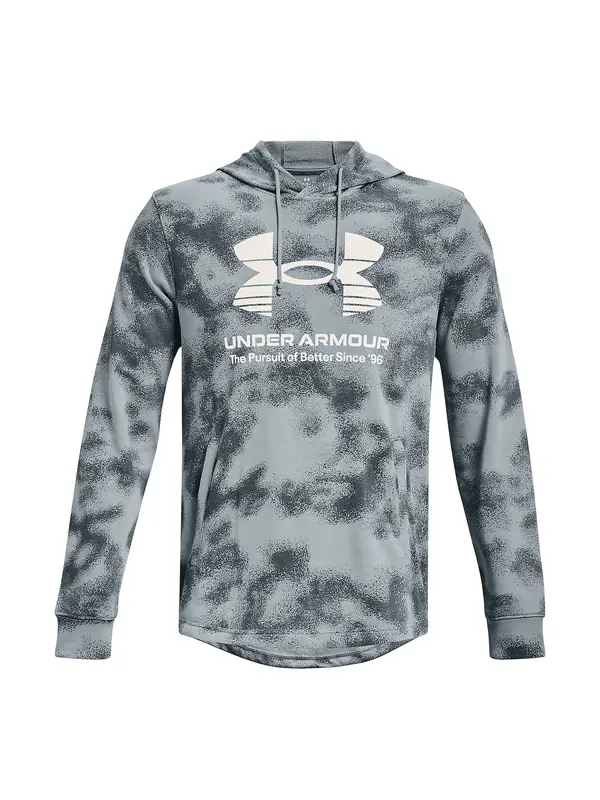 UNDER ARMOUR UNDER ARMOUR Športna majica 'Rival'  opal / golobje modra / bela