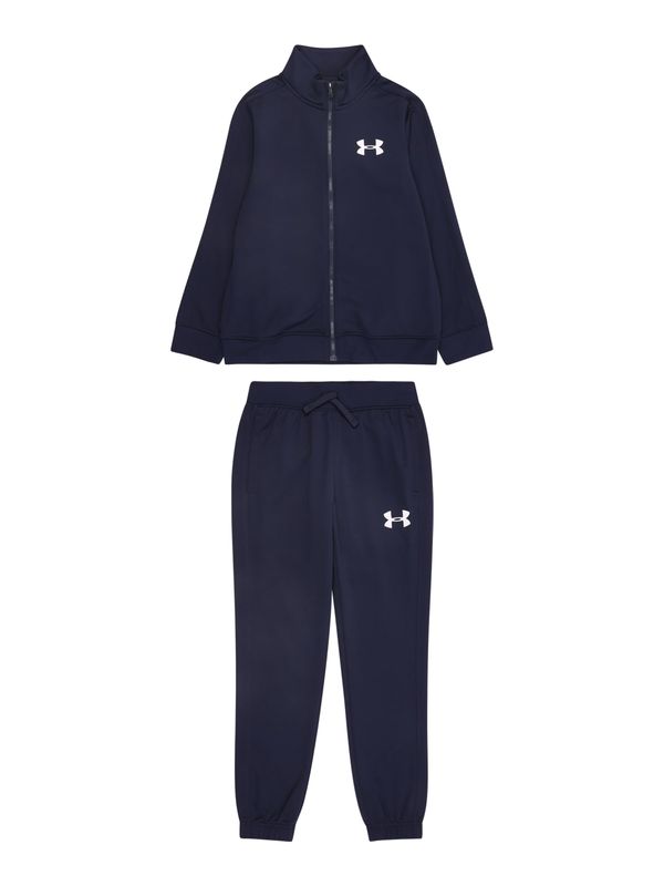 UNDER ARMOUR UNDER ARMOUR Športna trenirka 'Rival'  temno modra / bela