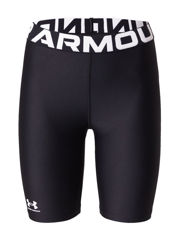 UNDER ARMOUR UNDER ARMOUR Športne hlače 'Authentics'  črna / bela