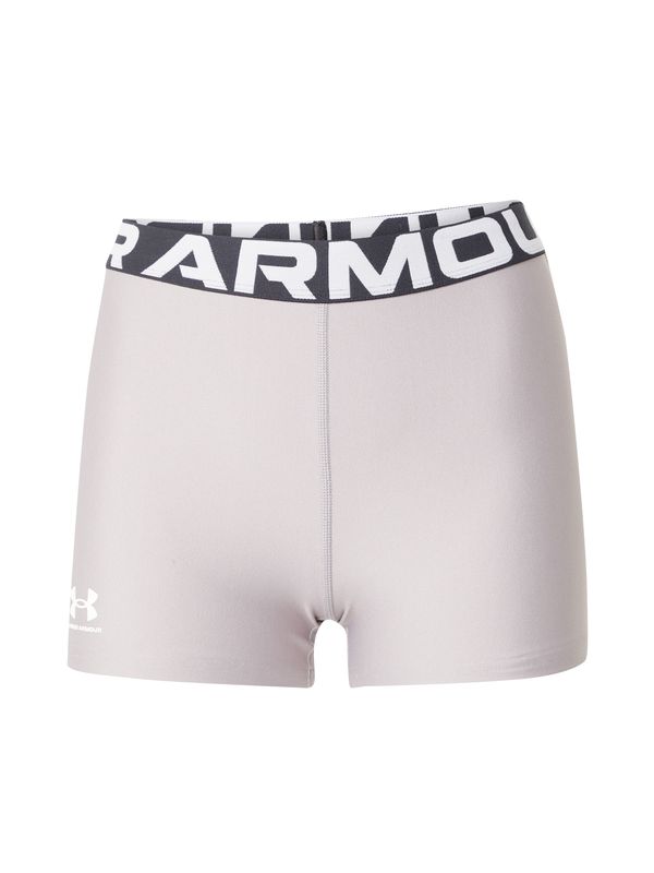 UNDER ARMOUR UNDER ARMOUR Športne hlače 'Authentics'  siva / črna / bela