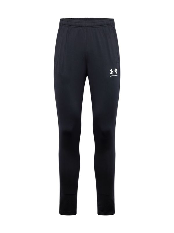 UNDER ARMOUR UNDER ARMOUR Športne hlače 'Challenger'  črna / bela