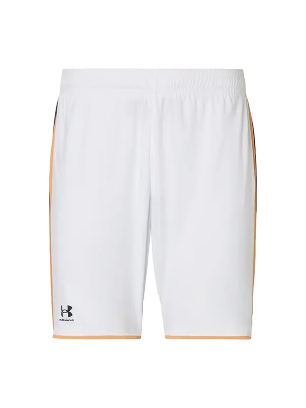 UNDER ARMOUR UNDER ARMOUR Športne hlače 'Challenger'  nočno modra / oranžna / bela