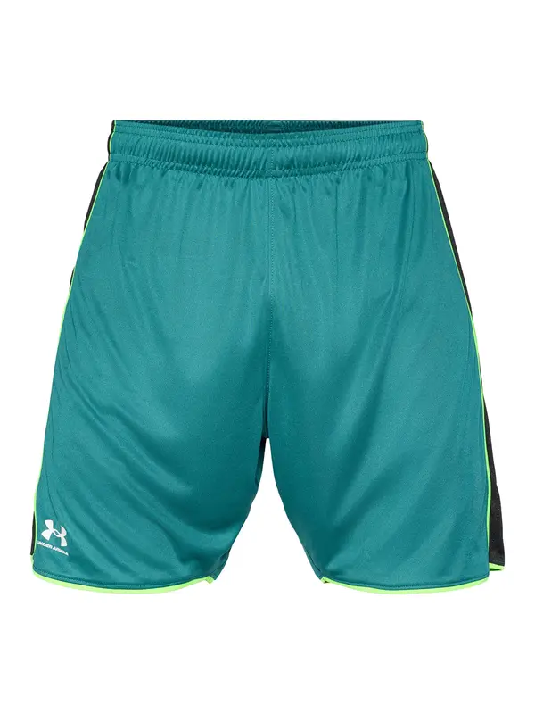 UNDER ARMOUR UNDER ARMOUR Športne hlače 'Challenger'  travnato zelena / neonsko zelena / črna