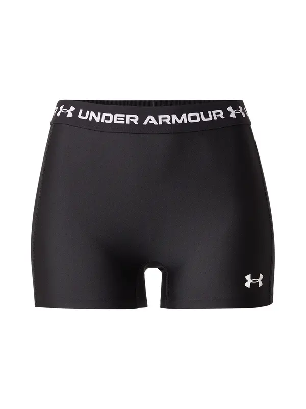 UNDER ARMOUR UNDER ARMOUR Športne hlače  črna / bela