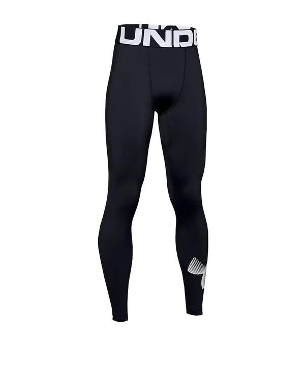 UNDER ARMOUR UNDER ARMOUR Športne hlače  črna / bela