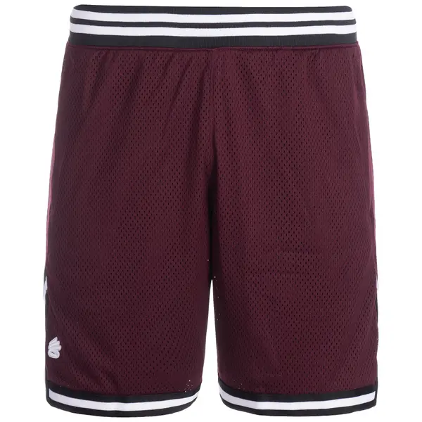 UNDER ARMOUR UNDER ARMOUR Športne hlače 'Curry'  bordo / bela