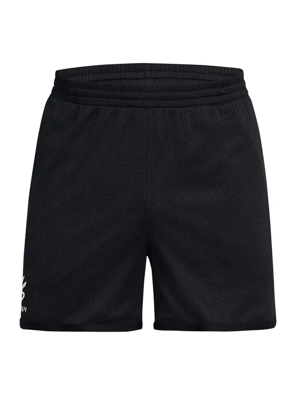 UNDER ARMOUR UNDER ARMOUR Športne hlače 'Curry Splash'  črna / bela