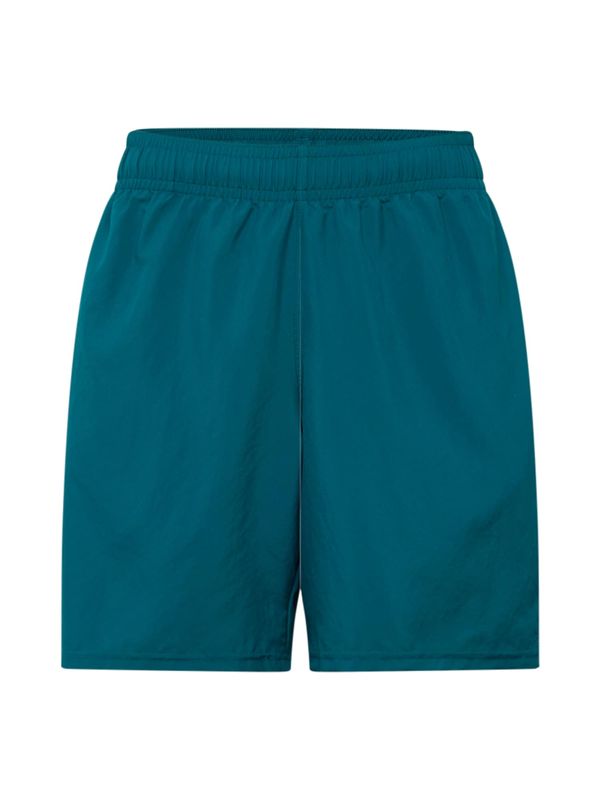 UNDER ARMOUR UNDER ARMOUR Športne hlače 'Gewebte Wdmk'  cijansko modra / temno zelena