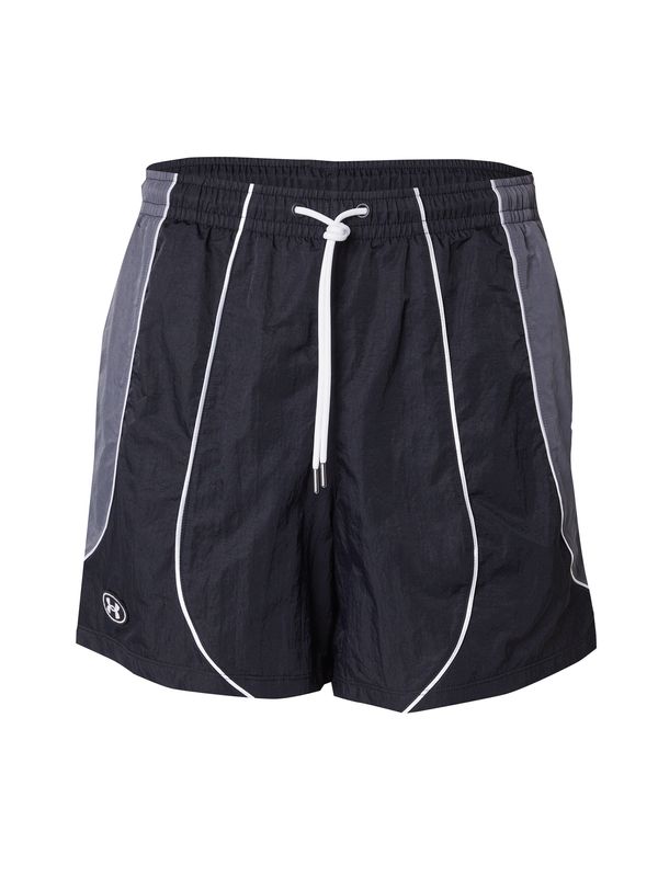 UNDER ARMOUR UNDER ARMOUR Športne hlače 'Icon Volley'  temno siva / črna