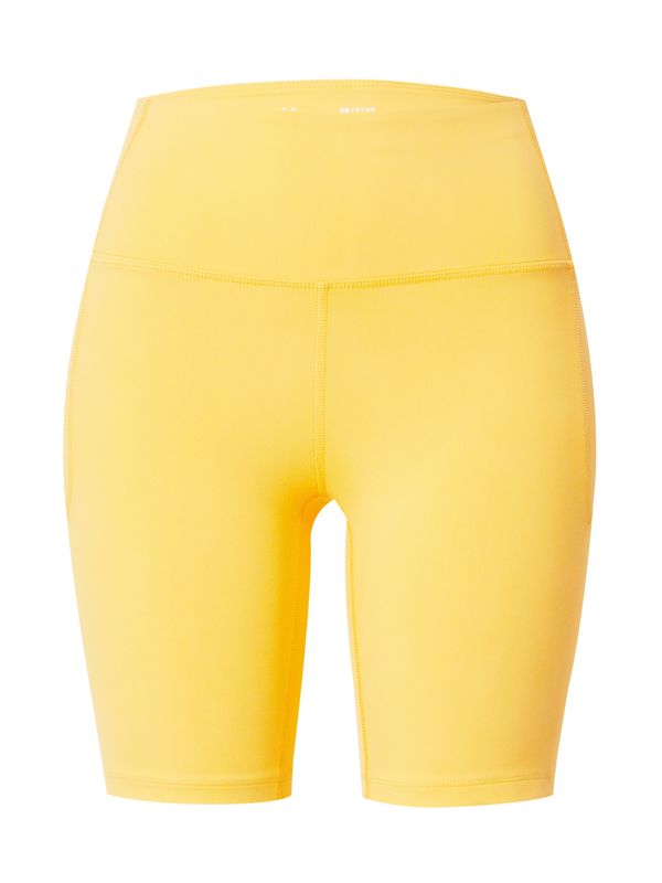 UNDER ARMOUR UNDER ARMOUR Športne hlače 'Meridian'  rumena / bela