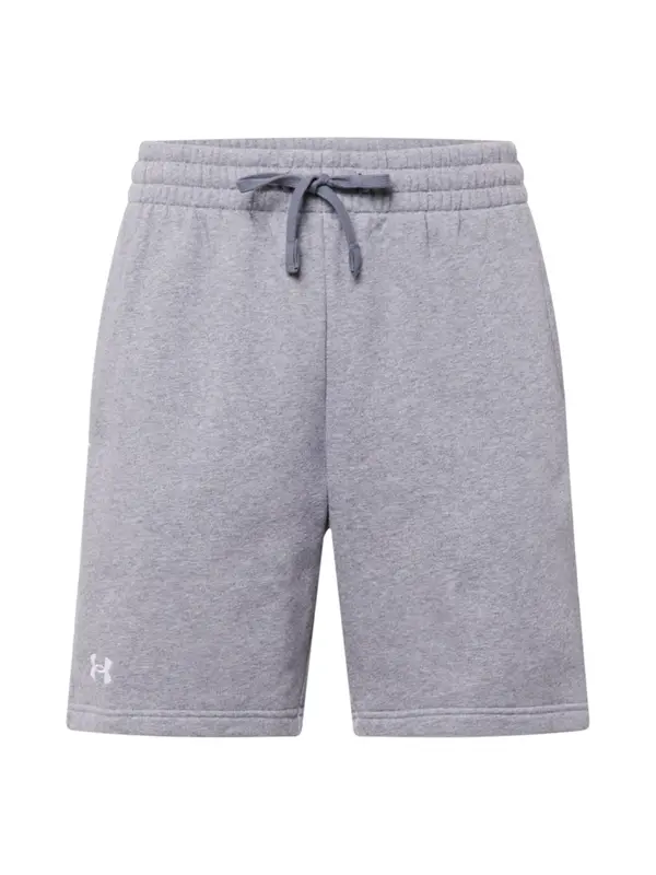 UNDER ARMOUR UNDER ARMOUR Športne hlače  pegasto siva / bela