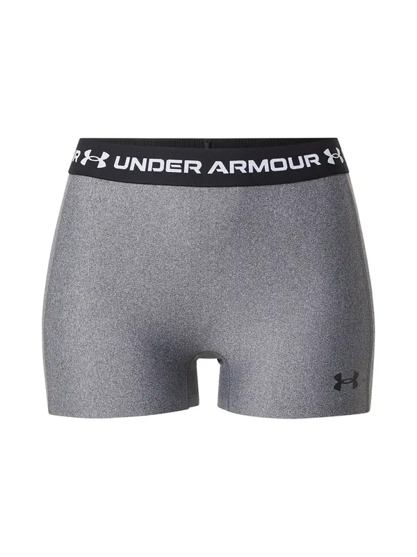 UNDER ARMOUR UNDER ARMOUR Športne hlače  pegasto siva / črna / bela