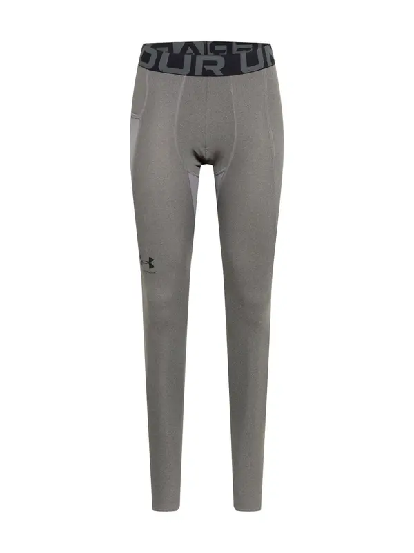 UNDER ARMOUR UNDER ARMOUR Športne hlače  pegasto siva / črna
