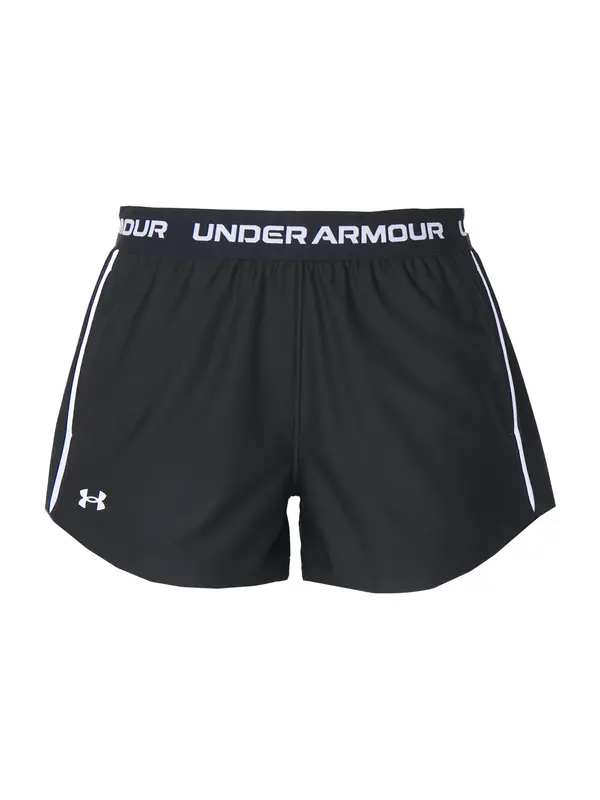 UNDER ARMOUR UNDER ARMOUR Športne hlače 'Play Up'  črna / bela