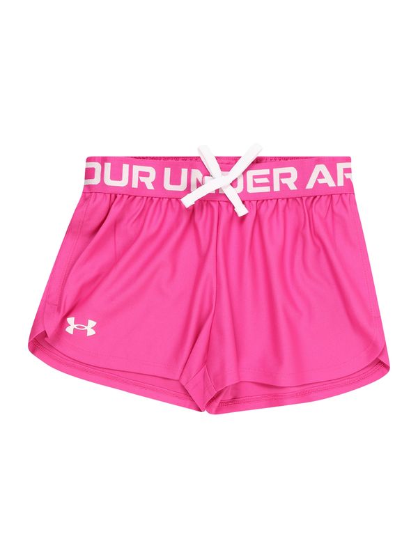 UNDER ARMOUR UNDER ARMOUR Športne hlače 'Play Up'  roza / bela