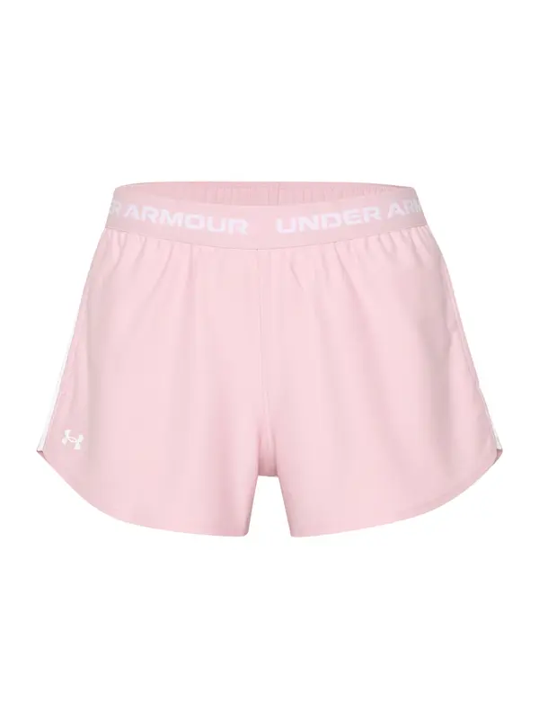 UNDER ARMOUR UNDER ARMOUR Športne hlače 'Play Up'  svetlo roza / bela