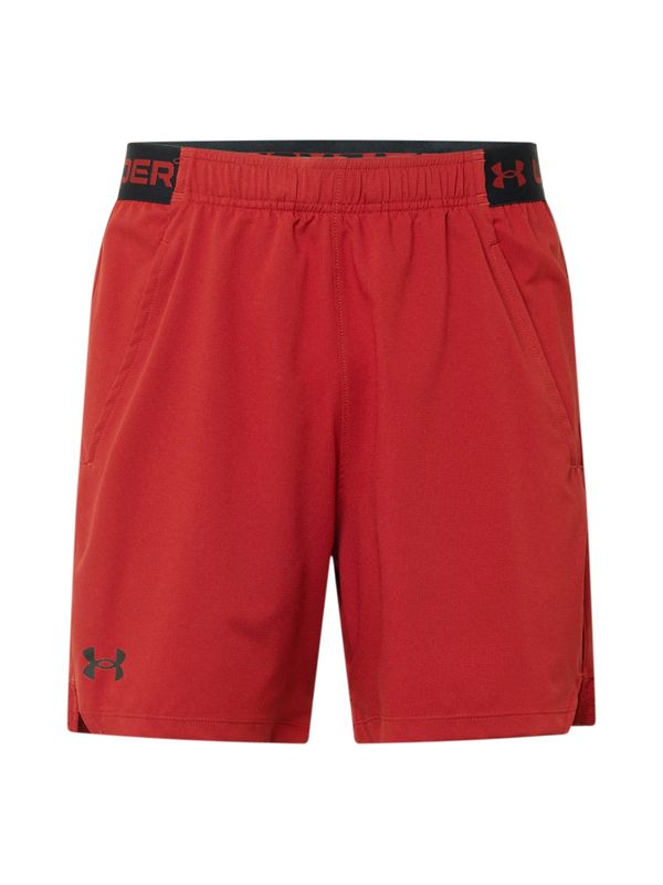 UNDER ARMOUR UNDER ARMOUR Športne hlače  rdeča / črna