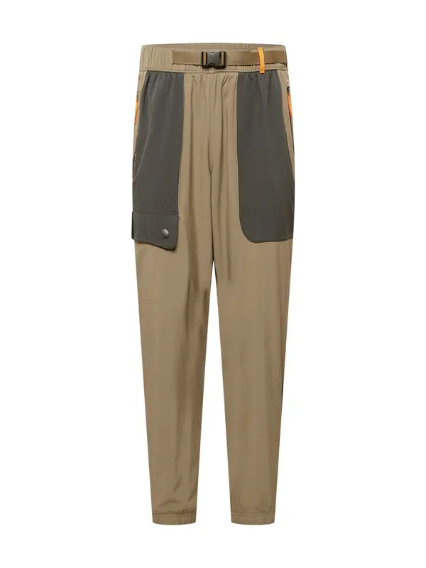 UNDER ARMOUR UNDER ARMOUR Športne hlače 'Rush'  oliva / temno zelena / oranžna