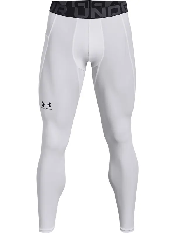 UNDER ARMOUR UNDER ARMOUR Športne hlače  siva / črna / bela